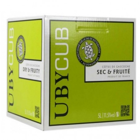 Bag in Box - UBY Blanc 5 Litres - Côtes de Gascogne Bag in Box - UBY Blanc 5 Litres - Côtes de Gascogne
