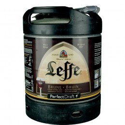 Mini-Fût Leffe Brune 6 Litres (Perfect Draft)