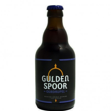 Gulden Spoor Quadruple 9° 33 cl : Bière Belge