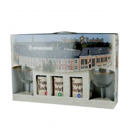 Coffret Rochefort 3X33 cl + 1 Verre - Bière Belge