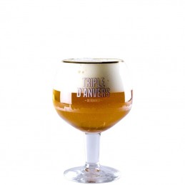 Verre à Bière Triple d'Anvers 33 cl - Brasserie Duvel Mortgaat