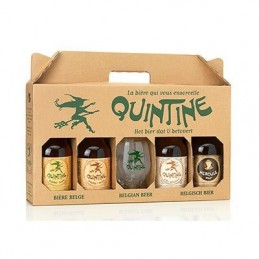 Coffret Quintine 4Bt 33cl + 1 Verre : Coffret De Bière