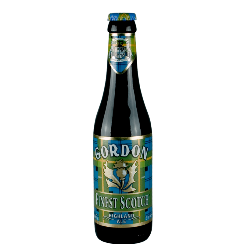 Gordon Finest Scotch 33 cl - Bière Belge Gordon Finest Scotch 33 cl - Bière Belge