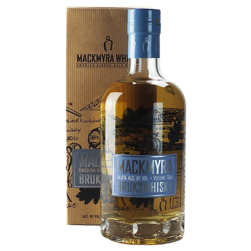 Whisky Mackmyra Bruks 41° 70 cl - Whisky Suédois Whisky Mackmyra Bruks 41° 70 cl - Whisky Suédois
