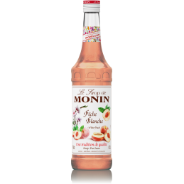 Sirop de pêche blanche Monin 70 cl