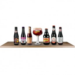 Assortiment de bières fruitées