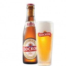 Bière Bockor pils en caisse de 24 bouteilles verre consigné