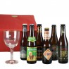 6 bières d'Abbaye  + 1 Verre - Cadeau prêt à être offert