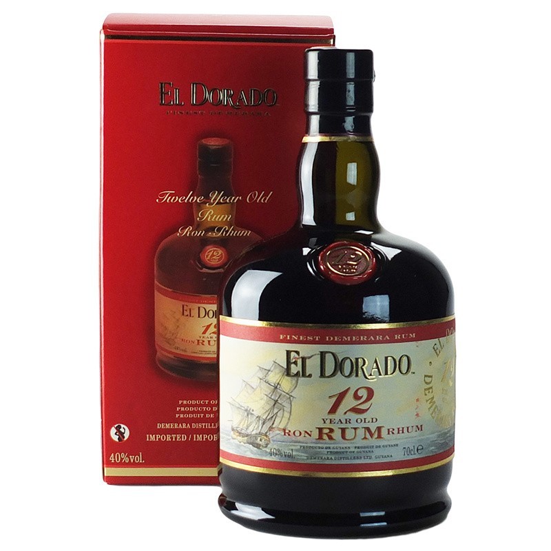 Rhum El Dorado 12 ans 70 cl 40°