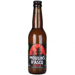 Moulins d'Acq triple 33 cl 8° - Bière du Nord bio