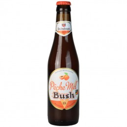 Bière Pêche Mel'Bush 33 cl - Bière Belge