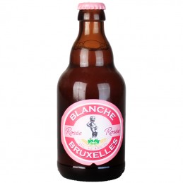 Blanche De Bruxelles Rosée 33 cl : Bière Fruitee