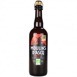 Moulins d'Acq triple 75 cl 8° - Bière du Nord bio