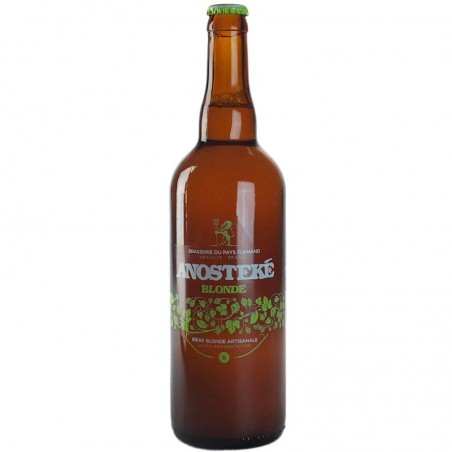 Anosteke blonde 75 cl 8° - Bière Francaise