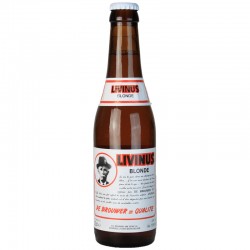Livinus Blonde 10° 33 cl - Bière Belge
