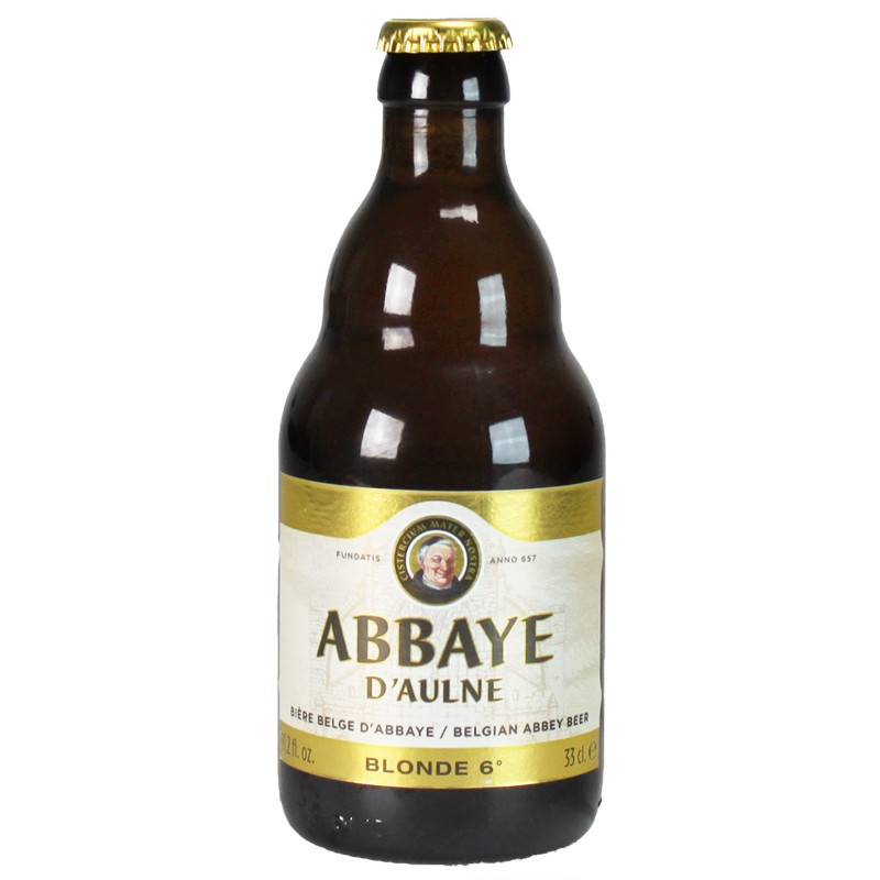 Abbaye d'Aulne blonde 6° 33 cl- Bière Belge d'abbaye