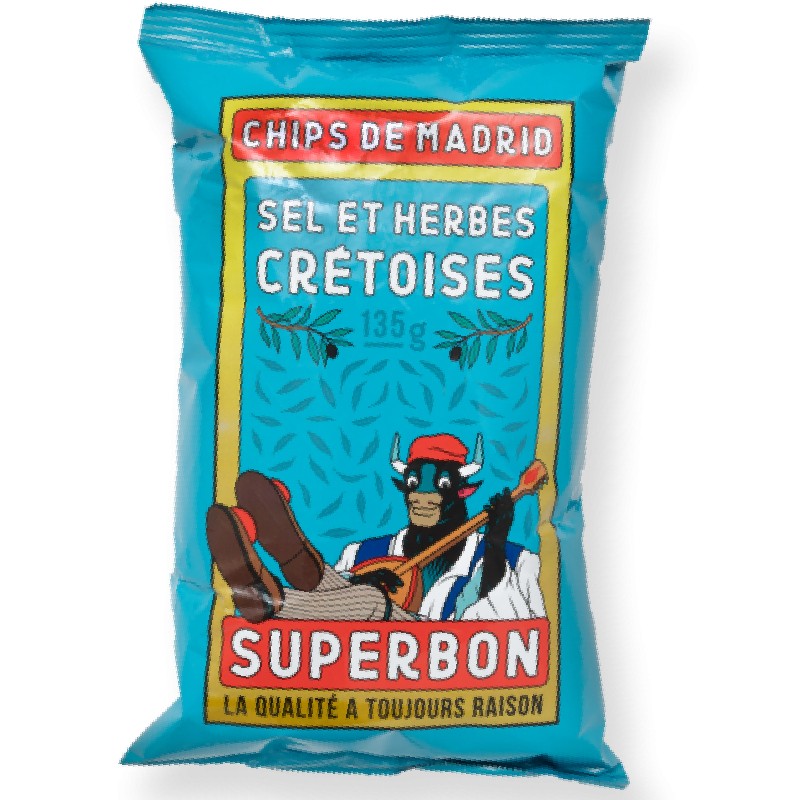 Chips Superbon aux Herbes Crétoises 135 gr