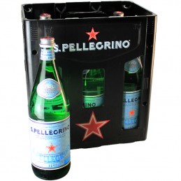 Caisse San Pellegrino 6X100 cl V.C - Eau minérale gazeuse