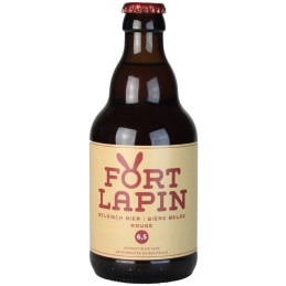 Bière Fort Lapin rouge - Bière Belge