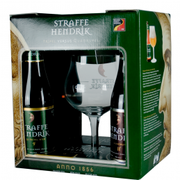 Coffret Straffe Hendrik 4X33 cl + 1 Verre - Bière Belge